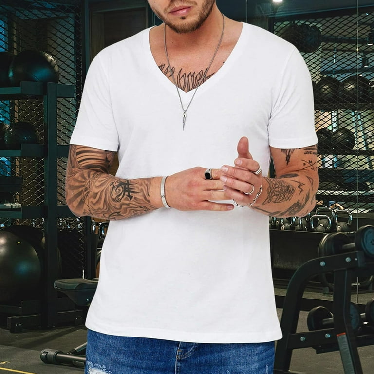 white v neck walmart