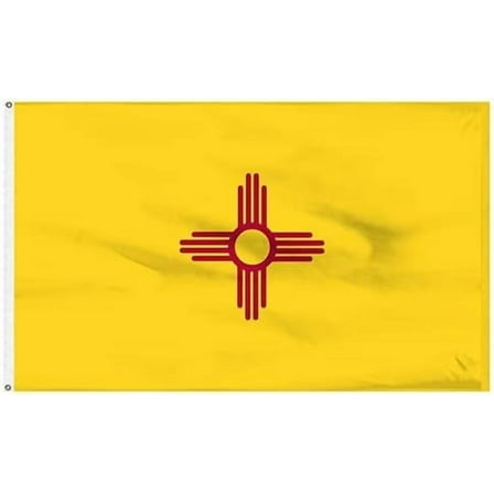 Super Tough New Mexico 2x3ft Nylon Flag | Durable Heavyweight Nylon Fabric | Weather-Resistant, Lightweight and Long-Lasting | Suitable for Indoor & Outdoor Display | Made in USA
