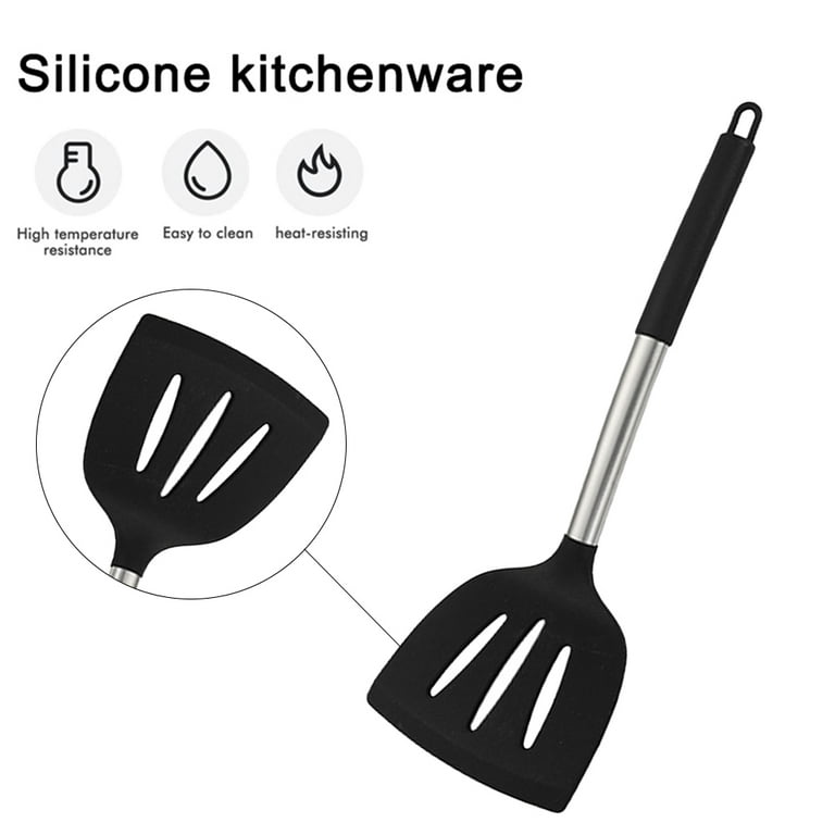 Silicone Cooking Utensil Set, 20Pcs Kitchen Utensil Sets, Food Grade  Silicone Spatula, BPA-Free, Non-stick Heat Resistant - Kitchen Cookware  with Stainless Steel Handle Dishwasher Safe - Gray 