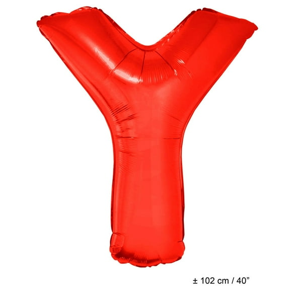 Balloon-Foil-Letter Y-40"-Red