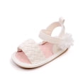 thumbnail image 6 of Biezeib Baby Girl Summer Casual Sandals Anti-slip Soft Sole Flower Decor Shoes for Outdoor, School, Party, 6 of 6