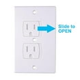 thumbnail image 3 of Baby Safety Self-Closing Electrical Electrical Plug Outlet Covers LED Night Lights Outlet Wall Plate Wall Socket Plugs Plate Alternate for Child Proofing, 3 of 6