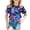 00#Multicolour599, variant on Byoo Girls Summer Crewneck T-Shirt Neon Astronaut Galaxy Print Casual Short Sleeve Tee Shirts Pullover Top