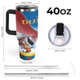 thumbnail image 3 of Dumbo 40 Oz Tumbler with Handle And Straw, Stainless Steel Double Wall Vacuum Insulated Coffee Cup Travel Mug Gifts for Women & Men, 3 of 8