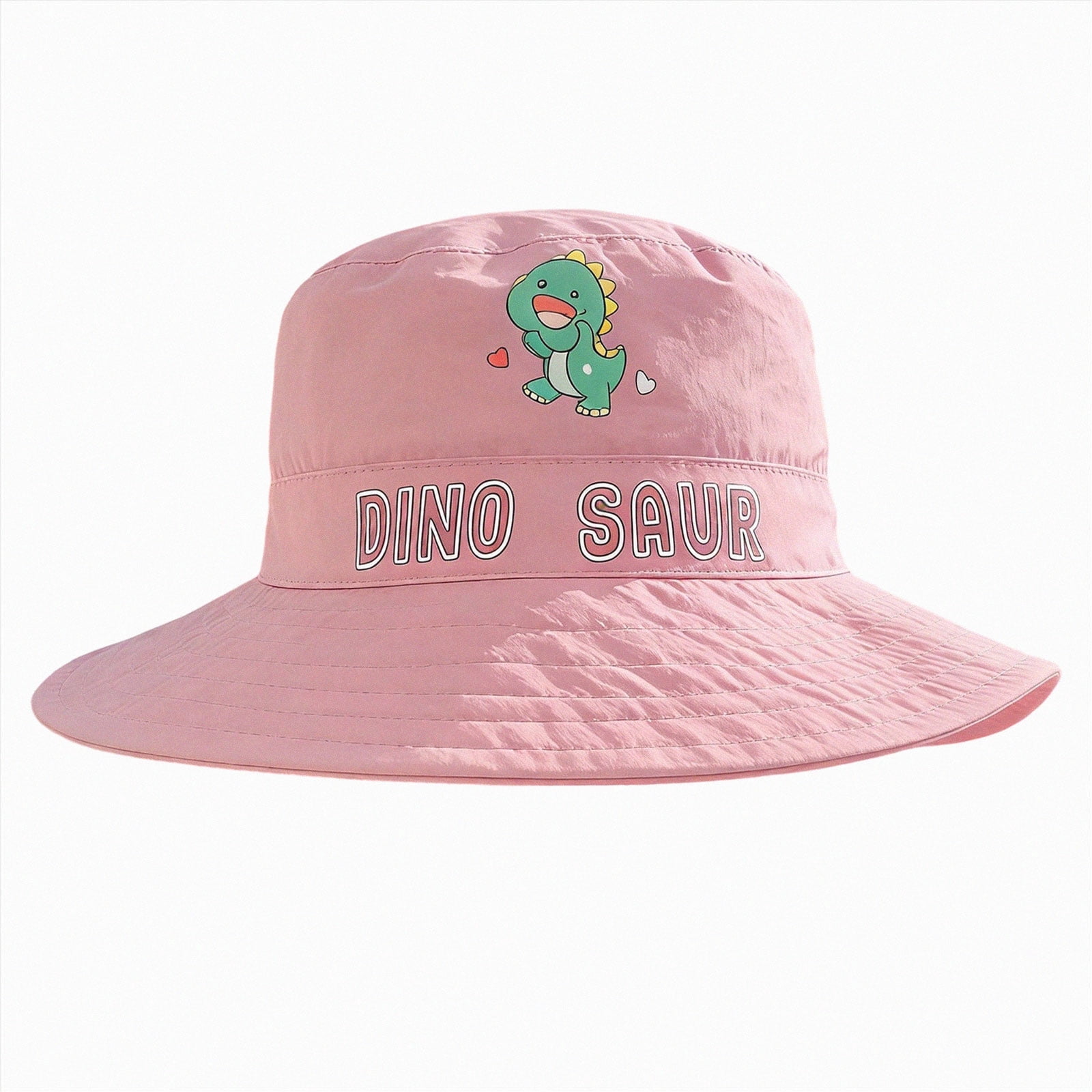 Kids Bucket Hats Baby Sun Hat with Neck Flap UPF 50+ Adjusta Baby Boys Girls Summer Beach Hat for Traveling Swim Hat (Pink,One Size)