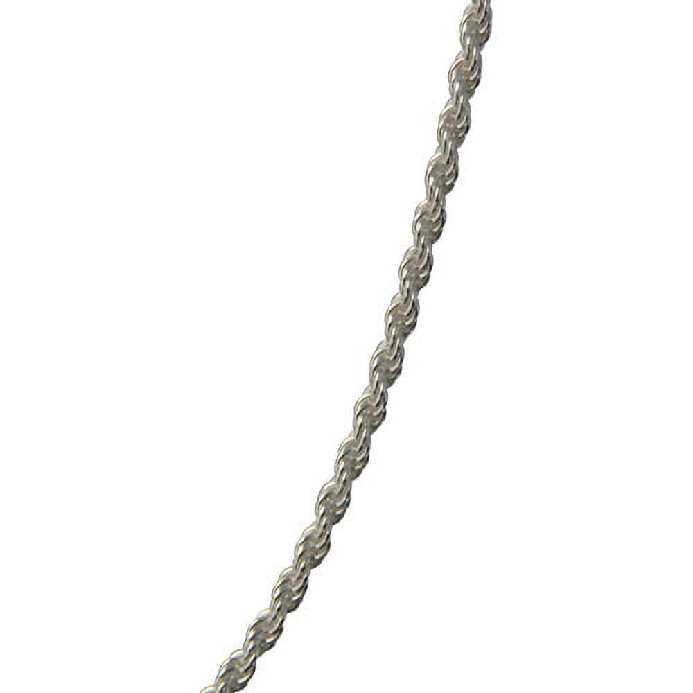 Women's Sterling Silver 050 Solid Rope Necklace