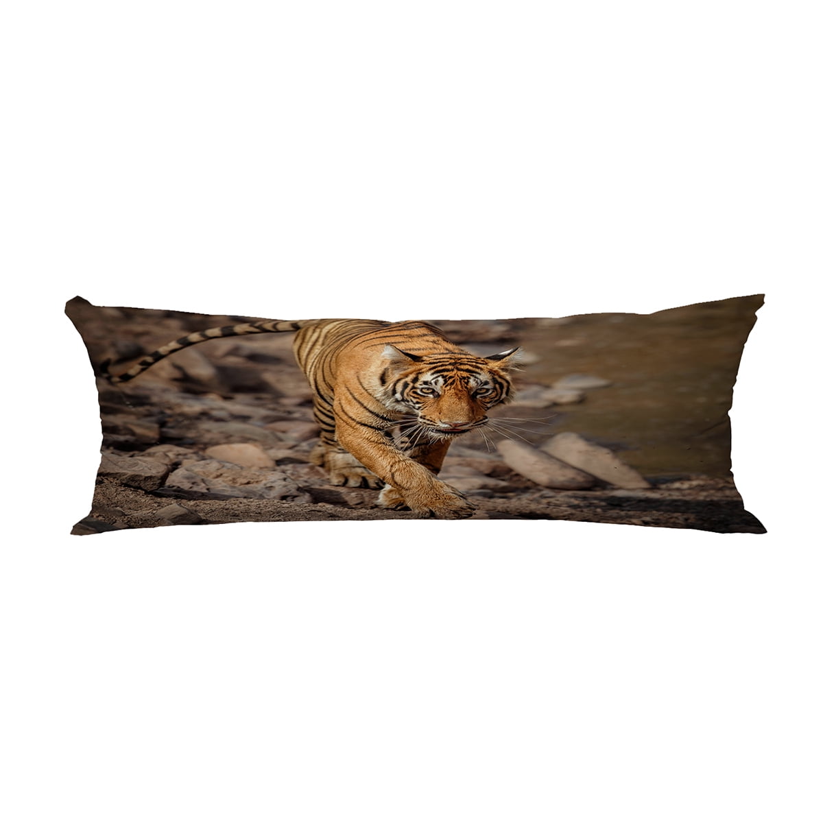 ABPHQTO Tiger In The Nature Habitat Body Pillow Covers Pillow Case