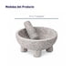 thumbnail image 4 of Molcajete Bluelander de Piedra Volcánica, 18 cm, 4 of 5