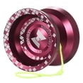 thumbnail image 3 of Balle YoYo Professionnelle en Alliage d'Aluminium Réactive avec Roulement Non Réactif pour Professionnels Débutants Rouge, 3 of 7