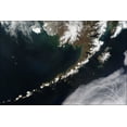 thumbnail image 1 of 24"x36" Gallery Poster, Satellite picture of the Aleutian Islands and the Alaska Peninsula 2006, 1 of 1