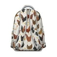 thumbnail image 3 of "Stylish Chicken-Themed Backpack - Large Capacity School Bag for Teens, Lightweight & Waterproof Bookbag for High School & University, Trendy Design for Students", 3 of 6