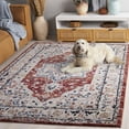 thumbnail image 3 of SAFAVIEH Luna Brendanus Medallion Area Rug, Beige/Rust Blue, 9' x 12', 3 of 8