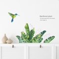 thumbnail image 4 of Pegatinas de pared de hojas verdes de plantas tropicales para sala de estar, dormitorio, guardería, aula, oficinas, murales artísticos, decoración del hogar..., 4 of 7