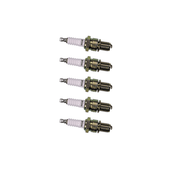 NGK Standard Series Spark Plug BKR6ES (5 Pack) for AUDI 90 QUATTRO 20V 1990-1991 2.3L/2309cc