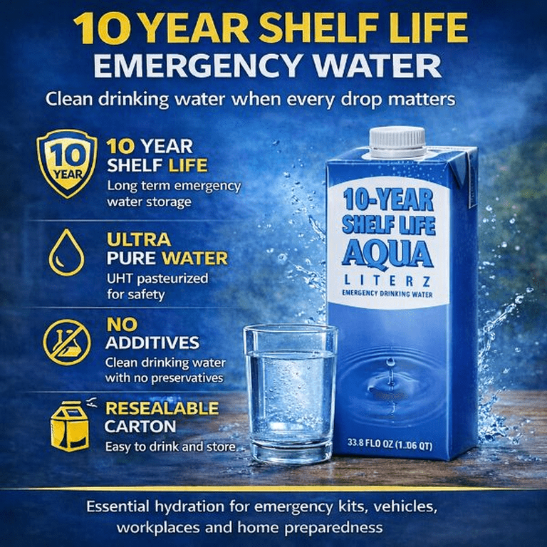Free Shipping! Ready America Emergency Food and Water Kit for 2