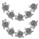 thumbnail image 1 of unbranded 10Ud Dijes De Animales Caracol En Aleación Plata Para Collares Pulseras Y Manualidades, 1 of 6