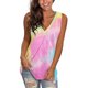 thumbnail image 1 of Blusa sin mangas con cuello en V y estampado informal a la moda para mujer Pompotops  lopia998489, 1 of 4