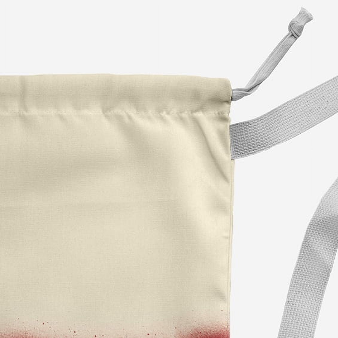Simply Daisy Canvas Dip -Dye 18 x 29 in Orange Laundry Bag