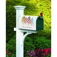 thumbnail image 4 of Christmas Tree Mailbox Covers Magnetic Mailbox Wraps, Watercolor Colorful Xmas Tree Post Letter Box Cover for Garden Yard Outdoor Decor Standard Size 18x21 Inch, 4 of 6
