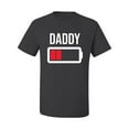 thumbnail image 2 of Wild Bobby, Daddy Battery, Father's Day, Men Graphic Tee, Charcoal, Medium, 2 of 4