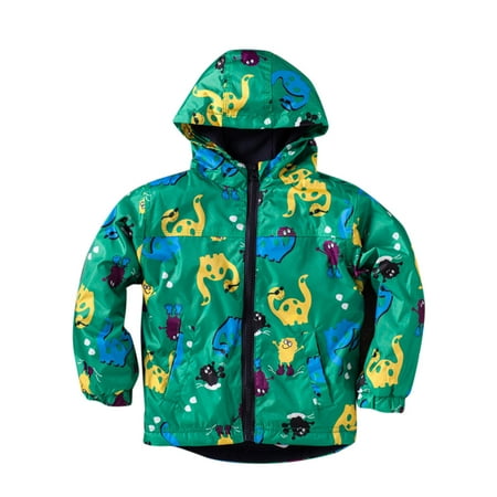 

WZHKSN Child Sweater Kids Winter Jacket Girls Hooded Flower Prints Toddler Outwear Beautiful Windproof Warm Thick Girls Jacket Coat