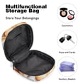 thumbnail image 4 of Starfish Sanitary Napkin Bag Period Purse Small Storage Bag Pouch Case Travel Organizer Zipper Pouch 4.7x6.6x6.6 in Velvet Oxford Cloth Sponge Fabric Storage Bag for Sanitary Napkins, 4 of 6