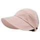 thumbnail image 3 of Sombrero Hueco Superior Visera Transpirable Fedora para Viajes Al Aire Libre () Rosa, 3 of 9