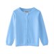 thumbnail image 1 of Gibobby Chamarra de invierno para niños y niñasSuéter de punto sólido para bebé, niña y niño, de manga larga con cuello redondo, sudadera, abrigo, ropa d(Azul, 4-5 Años), 1 of 5