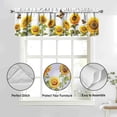 thumbnail image 2 of Sunflower Kitchen Curtains Sets for Windows Sunflower Summer Curtain Sink Window Valance 3 Piece Set Kitchen Tier Curtains 3 Panels Decor for Living Room Bedroom, 2 of 7