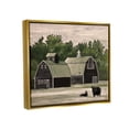 thumbnail image 3 of Stupell Stable Barn Country Rural Cattle Landscape Painting Gold Floater Framed Art Print Wall Art, 3 of 6