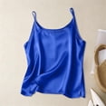 thumbnail image 2 of WAYUTE Womens Tank Tops Satin Solid Color Camisole Top for Elegant Sleeveless Basic Blouse Versatile Layering Staple Casual Wear, 2 of 7