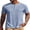 Light Blue, variant on Mens Henley Shirts Short Sleeve Casual Button Textured T Shirt Basic Soild Tee Henley Summer Top