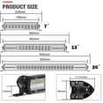 thumbnail image 3 of EGNMCR Ultra Slim Light Bar LED Spots Floods Combo Rows offroad NEW Car LED Light, 3 of 3