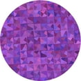 thumbnail image 1 of Ahgly Tapis Rond Lavable en Machine Intérieur Transitionnel Violet Cramoisi, 4 Pieds Rond, 1 of 7