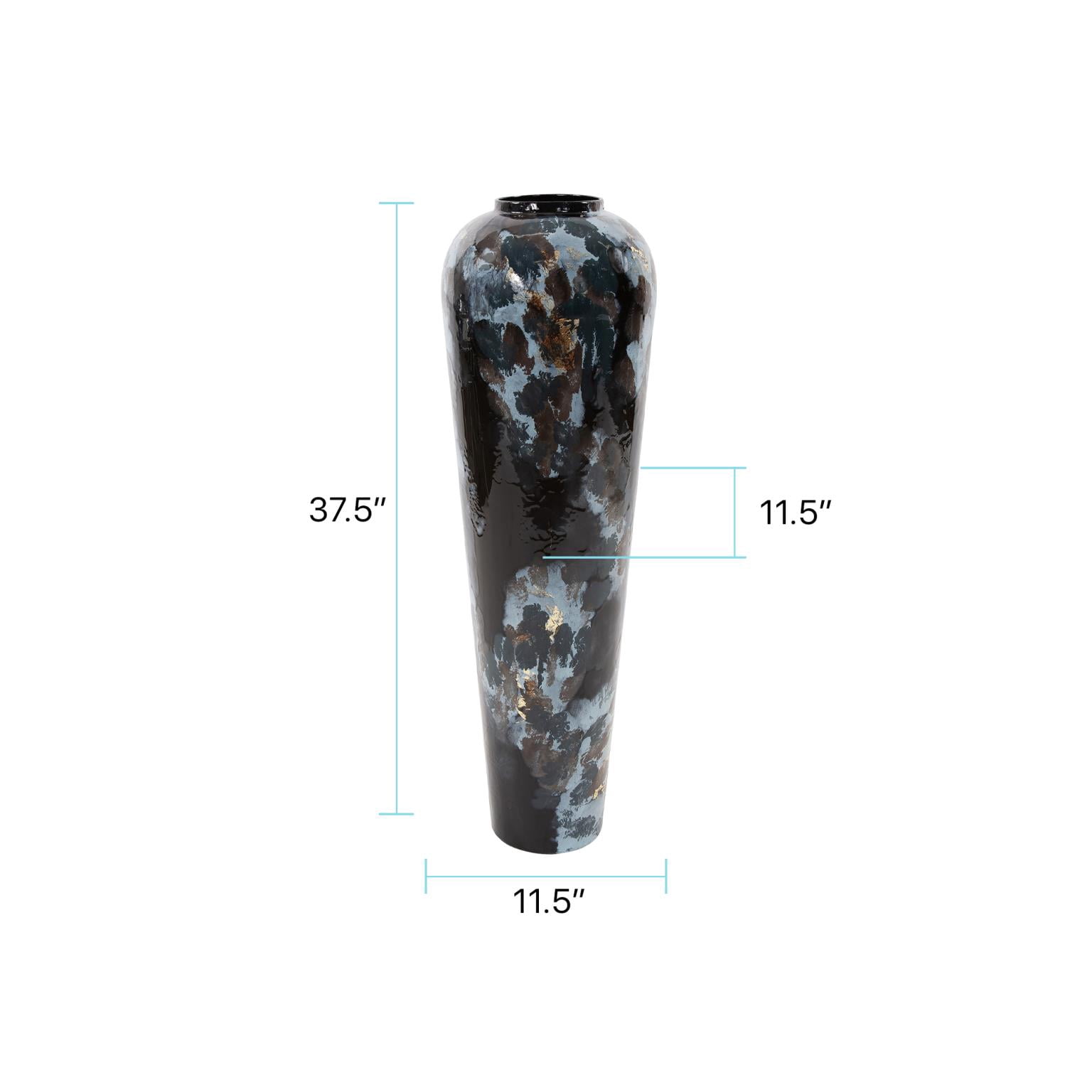 Oceanique Iron Torpedo Vase- Tall