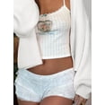 thumbnail image 5 of Women'S Button Down Cardigan Sweater Drop Shoulder Long Sleeve Casual Outerwear White S, 5 of 9
