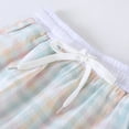 thumbnail image 5 of Umfun Women's Plaid Skirt Elastic Drawstring Waist Casual Summer Skirt with Pockets, 5 of 9