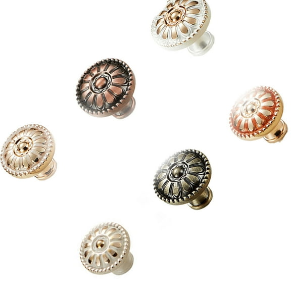 unbranded  3 PCS Black Cabinet Knobs Silver Drawer Handles Chest of Drawers