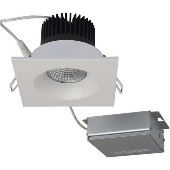 Satco S11633 Transitional LED Downlight in White Finish, 4.38 inches, 3.5 Inches