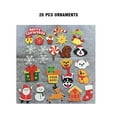 thumbnail image 3 of WIRESTER DIY Felt Christmas Tree Set + 26pcs Detachable Ornaments, Kids Wall Hanging Xmas Gifts for Christmas Decorations - Dog, 3 of 7