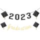 thumbnail image 1 of Congrats Grad Banner Graduation Party Hanging Decor Event Organizers 200CM Rope Length Premium Paper 2 Sets, 1 of 4