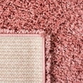 thumbnail image 6 of SAFAVIEH Venus Elijah Solid Plush Shag Area Rug, 6'7" x 6'7" Square, Pink, 6 of 8