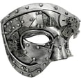 thumbnail image 5 of Máscara de Halloween Robot Steampunk - Máscara de maquillaje Venecia para hombre ER, 5 of 5