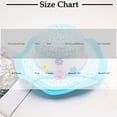 thumbnail image 3 of Mceream Girls Straw Hats for Kids Ages 3-7 Summer Beach Sunhat Cute Flower Bow Woven Wide Brim Sun Hat for Vacation Beach Party UV Sun Protection Caps Outdoor 3-7 Years, 3 of 3