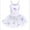 White, variant on IBTOM CASTLE Kid Girls Butterfly Sequins Camisole Ballet Dance Dress Glitter Ruffle Tutu Skirt Dancewear
