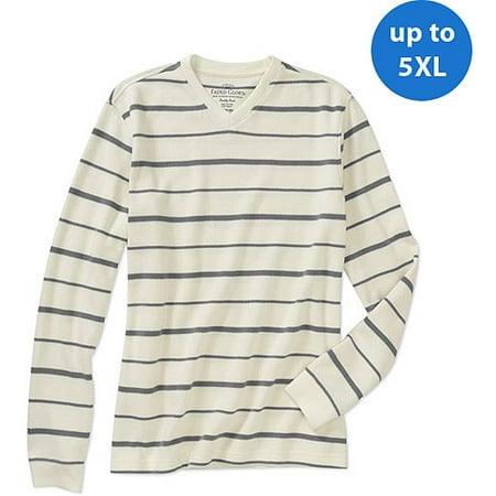 Faded Glory Fg Ls Flatbk Stripe Vnk