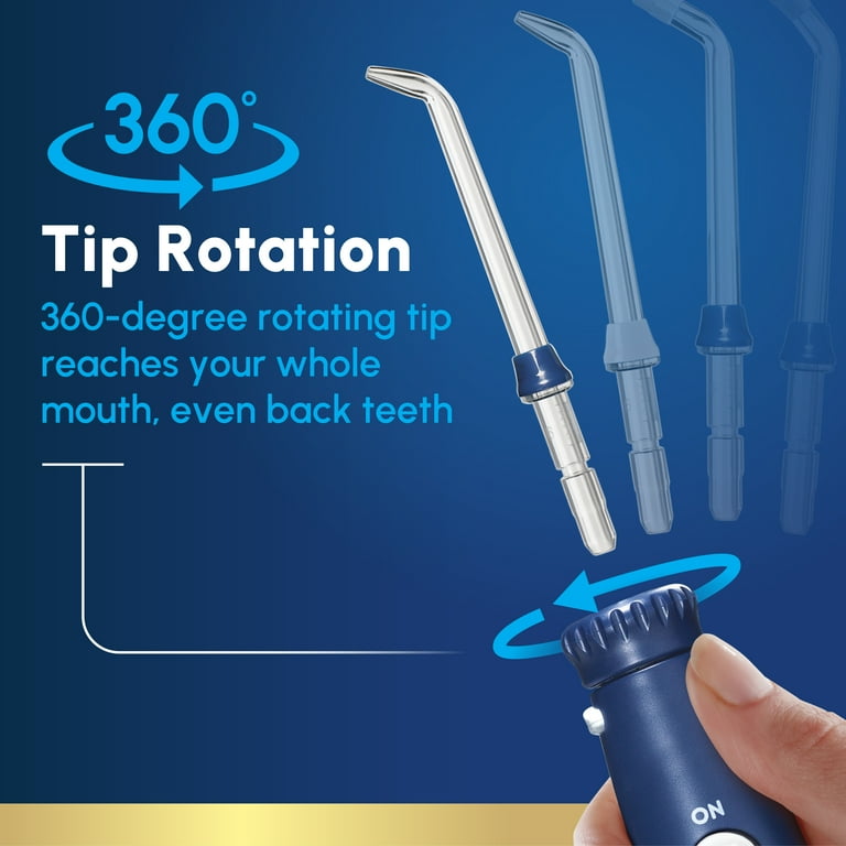 Waterpik Ultra Water Flosser with 10 Settings, 6 Tips, ADA