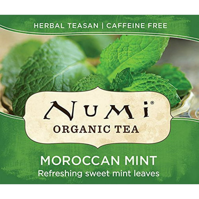 Organic Teas and Teasans, 1.4 oz, Moroccan Mint, 18/Box Organic Teas and Teasans, 1.4 oz, Moroccan Mint, 18/Box