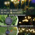 thumbnail image 3 of 2pcs Firefly Light Garden Solar Led Lights Decor Sparkling Stake Crystal, 3 of 5