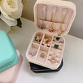 thumbnail image 3 of 1Pc Jewelry Organizer Display Storage Box Travel Earrings Ring Jewelry Case Box, 3 of 5